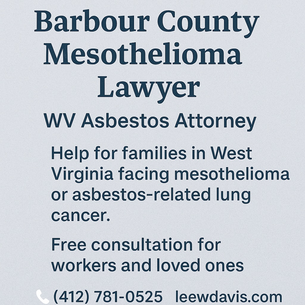 Barbour County Mesothelioma Lawyer