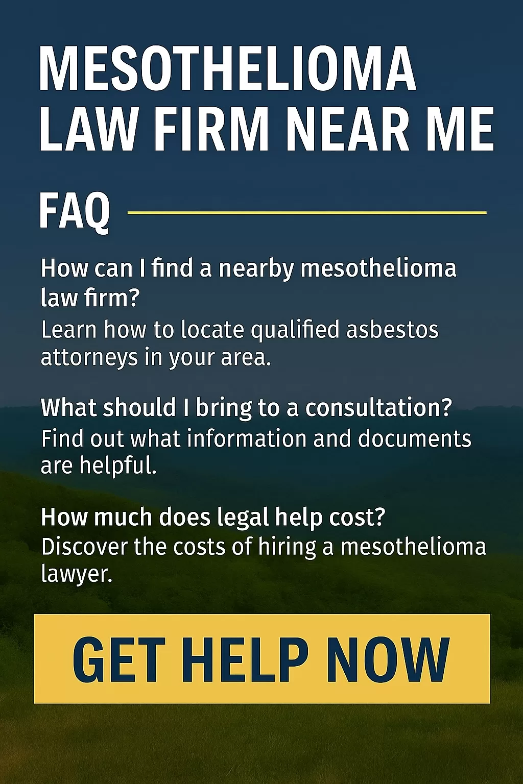 Mesothelioma Law Firm Near Me in West Virginia