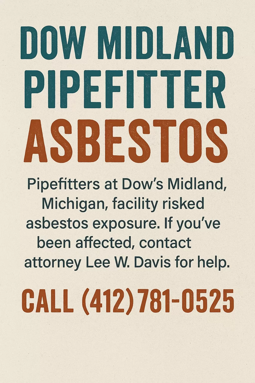 Dow Midland Pipefitter Asbestos