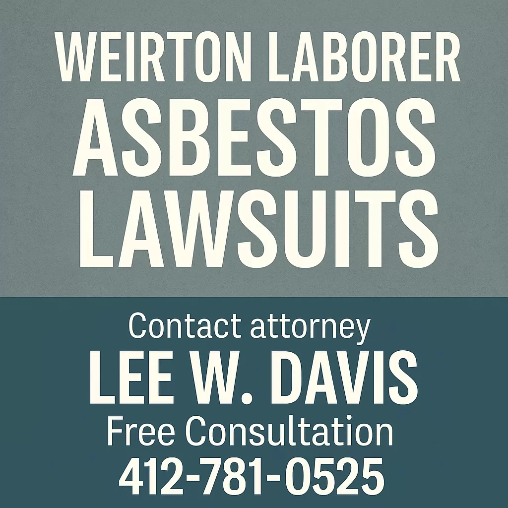 Weirton Laborer Asbestos Lawsuits