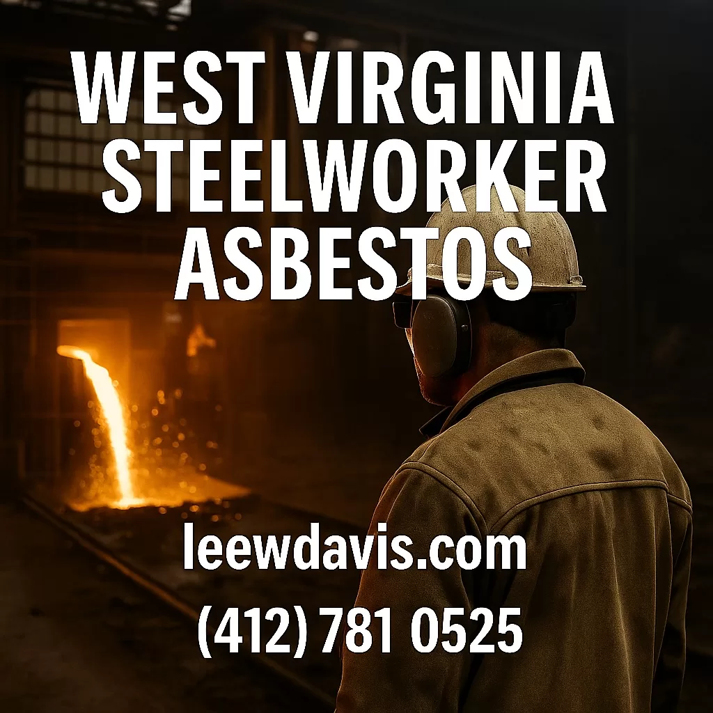 West Virginia Steelworker Asbestos - Leewdavis.com - call 412-781-0525