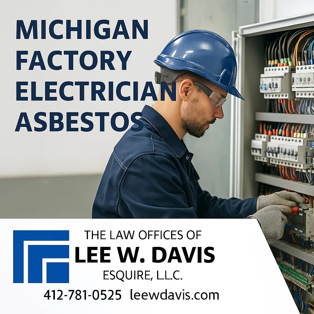 Michigan Factory Electrician Asbestos