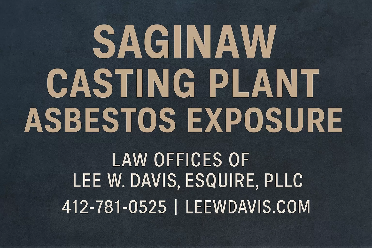 Saginaw Casting Plant Asbestos