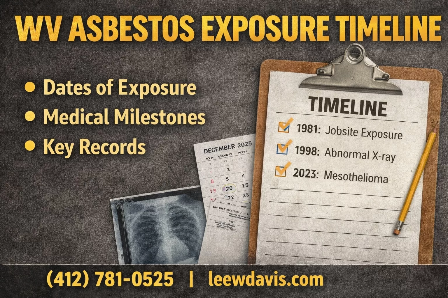 WV Asbestos Exposure Timeline