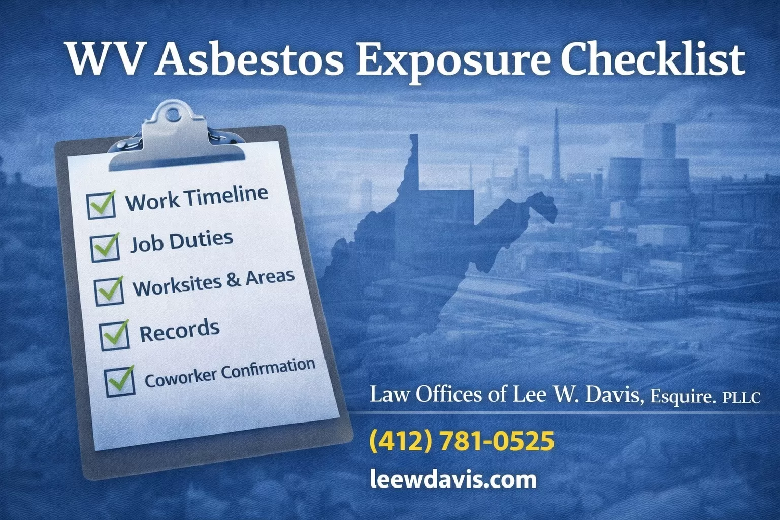 WV Asbestos Exposure Checklist